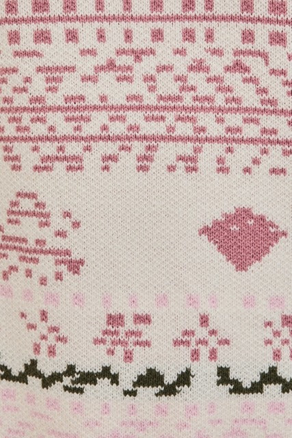 Isle Christmas Sweater with Hearts & Christmas Trees - Le Lis - RARA Boutique 