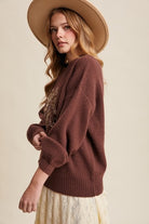 Sequin Bow Western Cowboy Boots Embroidered Sweater - Listicle - RARA Boutique 