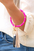 Boho Key Ring Bracelet - Rara Boutique 