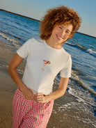 Spicy Cocktail T-Shirt by RARA Boutique featuring vibrant design, casual fit, and bold graphics for a stylish Sunday edition look.