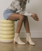 Geraldine  Sock Bootie Block Heels - OASIS SOCIETY - RARA Boutique 
