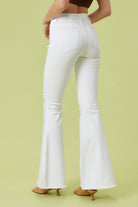 High Rise Distressed Ultra Flare Bell Bottom Jeans - Vibrant M.i.U - RARA Boutique 