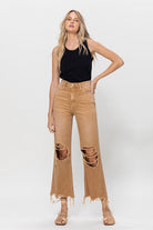 90"s Vintage Crop Flare Jeans - Vervet by Flying Monkey - RARA Boutique 