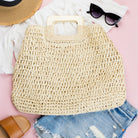 Oversized Straw Tote - RARA Boutique 