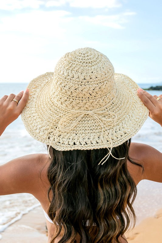 Woven Straw Sunhat - RARA Boutique 