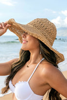 Woven Straw Sunhat - RARA Boutique 