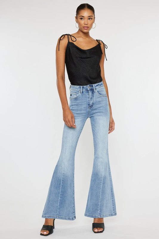 High Rise Super Flare Jeans - RARA Boutique 