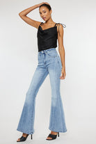 High Rise Super Flare Jeans - RARA Boutique 