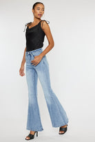 High Rise Super Flare Jeans - RARA Boutique 