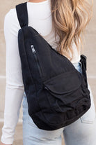 Oversized Canvas Sling Bag - RARA Boutique 