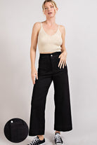 Soft Wash Wide Leg Pants - eesome - RARA Boutique 