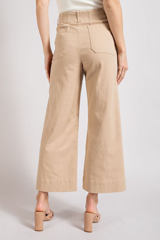 Soft Wash Wide Leg Pants - eesome - RARA Boutique 