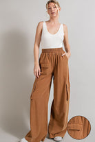 Mineral Washed Cargo Pants - RARA Boutique 