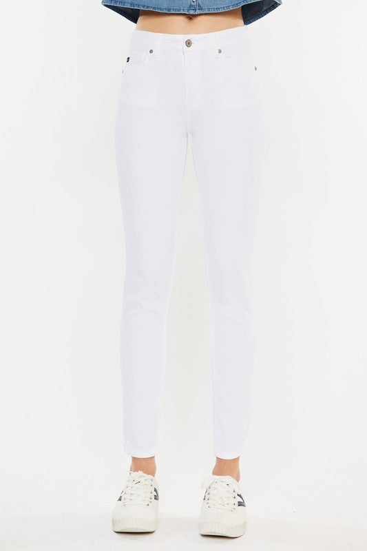 Kan Can High Rise Ankle Skinny Jeans - RARA Boutique 