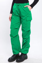 Loose Fit Parachute Cargo Pants - RARA Boutique 