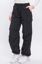 Loose Fit Parachute Cargo Pants - RARA Boutique 