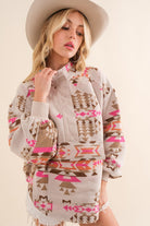 Aztec Western Pullover - RARA Boutique 