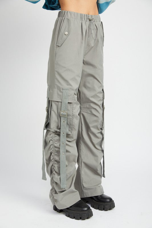 Cargo Parachute Pants - RARA Boutique 