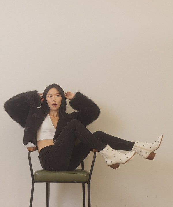 Star Studded Western Boots - OASIS SOCIETY - RARA Boutique 