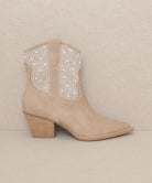 Pearl Studded Western Boots - OASIS SOCIETY - RARA Boutique 