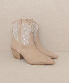 Pearl Studded Western Boots - OASIS SOCIETY - RARA Boutique 