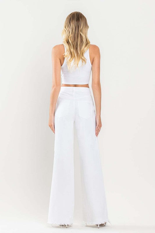 90's Vintage Loose Fit Distressed Jeans- Vervet by Flying Monkey - RARA Boutique 