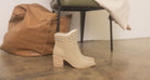 Pearl Studded Collar Booties - OASIS SOCIETY - RARA Boutique 