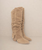 Fold Over Slit Jean Boots - OASIS SOCIETY - RARA Boutique 