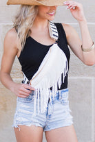 Nora Removable Fringe Crossbody Sling Bag - RARA Boutique 