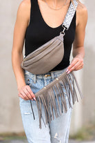 Nora Removable Fringe Crossbody Sling Bag - RARA Boutique 