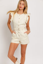 white romper - RARA Boutique 