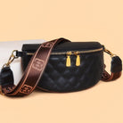 Genuine Quilted Leather Crescent Sling Bag - RARA Boutique 