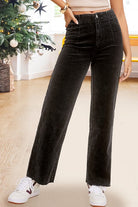 Mineral Washed Corduroy Jeans - RARA Boutique 