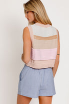 Round Neck Sweater Vest - RARA Boutique 