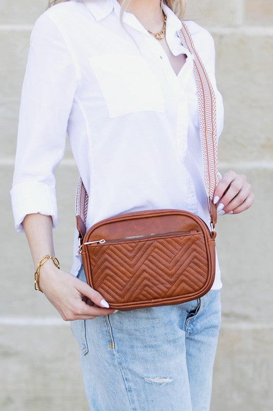 Vegan Leather Camera Crossbody Bag - RARA Boutique 