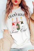 Champagne Social Club Graphic T Shirt - RARA Boutique 