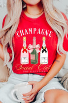 Champagne Social Club Graphic T Shirt - RARA Boutique 