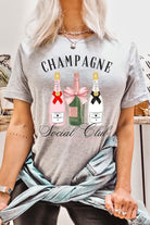 Champagne Social Club Graphic T Shirt - RARA Boutique 