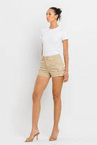 High Rise Cargo Shorts - VERVET Flying Monkey - RARA Boutique 