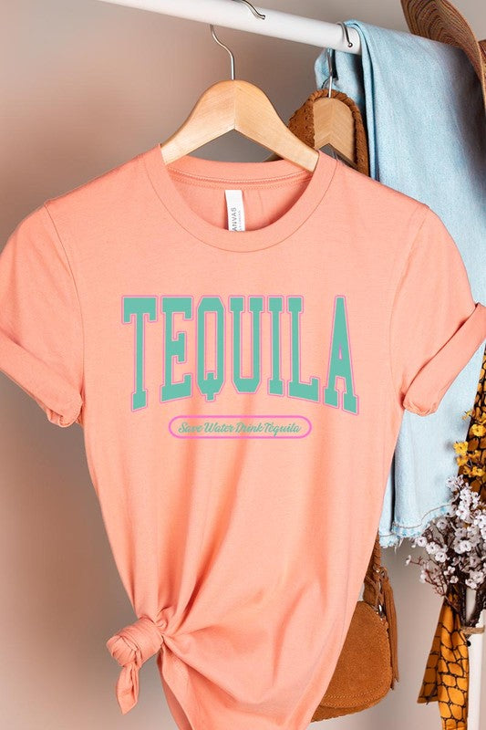 Save Water Drink Tequila Graphic T-Shirt - RARA Boutique 