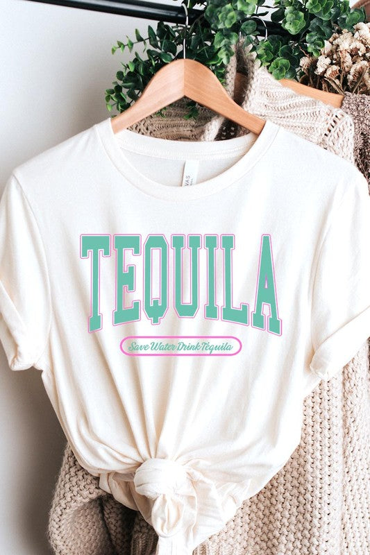 Save Water Drink Tequila Graphic T-Shirt - RARA Boutique 