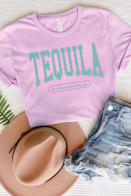 Save Water Drink Tequila Graphic T-Shirt - RARA Boutique 