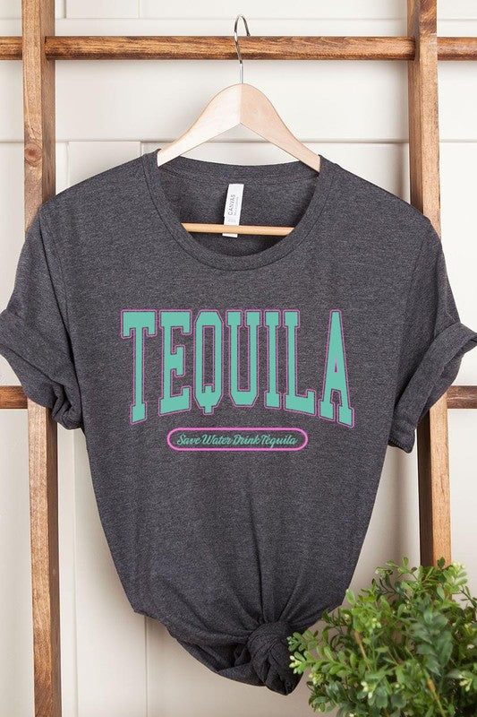 Save Water Drink Tequila Graphic T-Shirt - RARA Boutique 