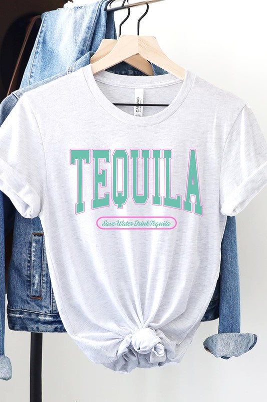 Save Water Drink Tequila Graphic T-Shirt - RARA Boutique 