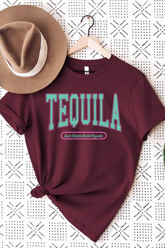 Save Water Drink Tequila Graphic T-Shirt - RARA Boutique 