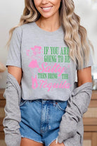 Salty Tequila Cowgirl Graphic T Shirt - RARA Boutique 