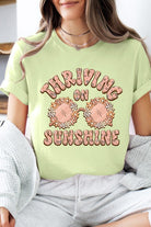 Thriving on Sunshine Graphic T Shirt - RARA Boutique 