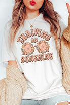 Thriving on Sunshine Graphic T Shirt - RARA Boutique 