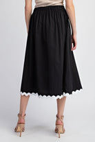 RICK RACK TRIM MIDI SKIRT - Eesome - RARA Boutique 