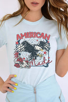 American Made Eagle Graphic T Shirt - RARA Boutique 